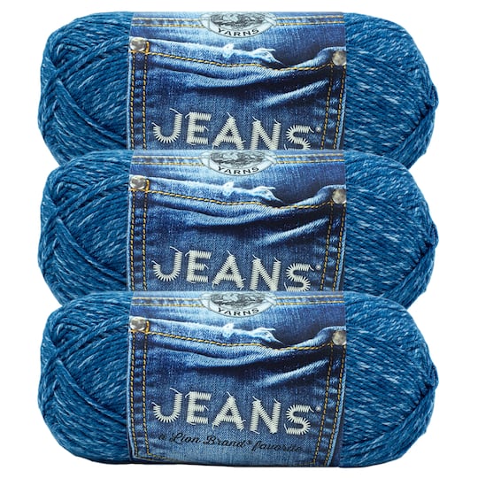 3 Pack Lion Brand&#xAE; Jeans Yarn